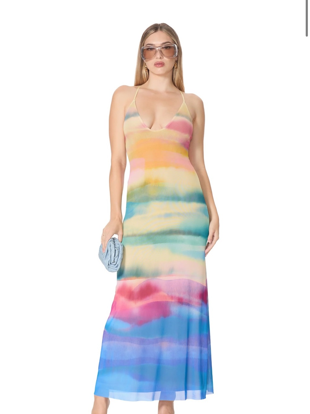 Romy dress-summer sunset AFRM